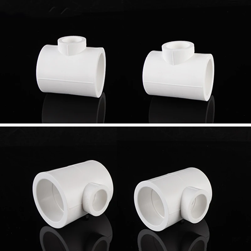 プラスチックパイプ継手T-3way,直径,チューブジョイント用コネクタ,アクセサリー,id,20mm, 25mm, 32mm, 40mm, 50mm, 63mm