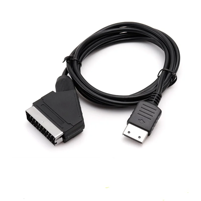 1.8 متر/6ft VGA كابل الصوت من النوع RCA الحبل RGB سكارت كابل ل SEGA Dreamcast تيار مستمر RGB سكارت كابل ل SEGA Dreamcast تيار مستمر