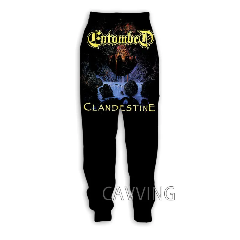 CAVVING 3D Printed  Entombed  Rock  Casual Pants Sports Sweatpants Straight Pants Sweatpants Jogging Pants Trousers