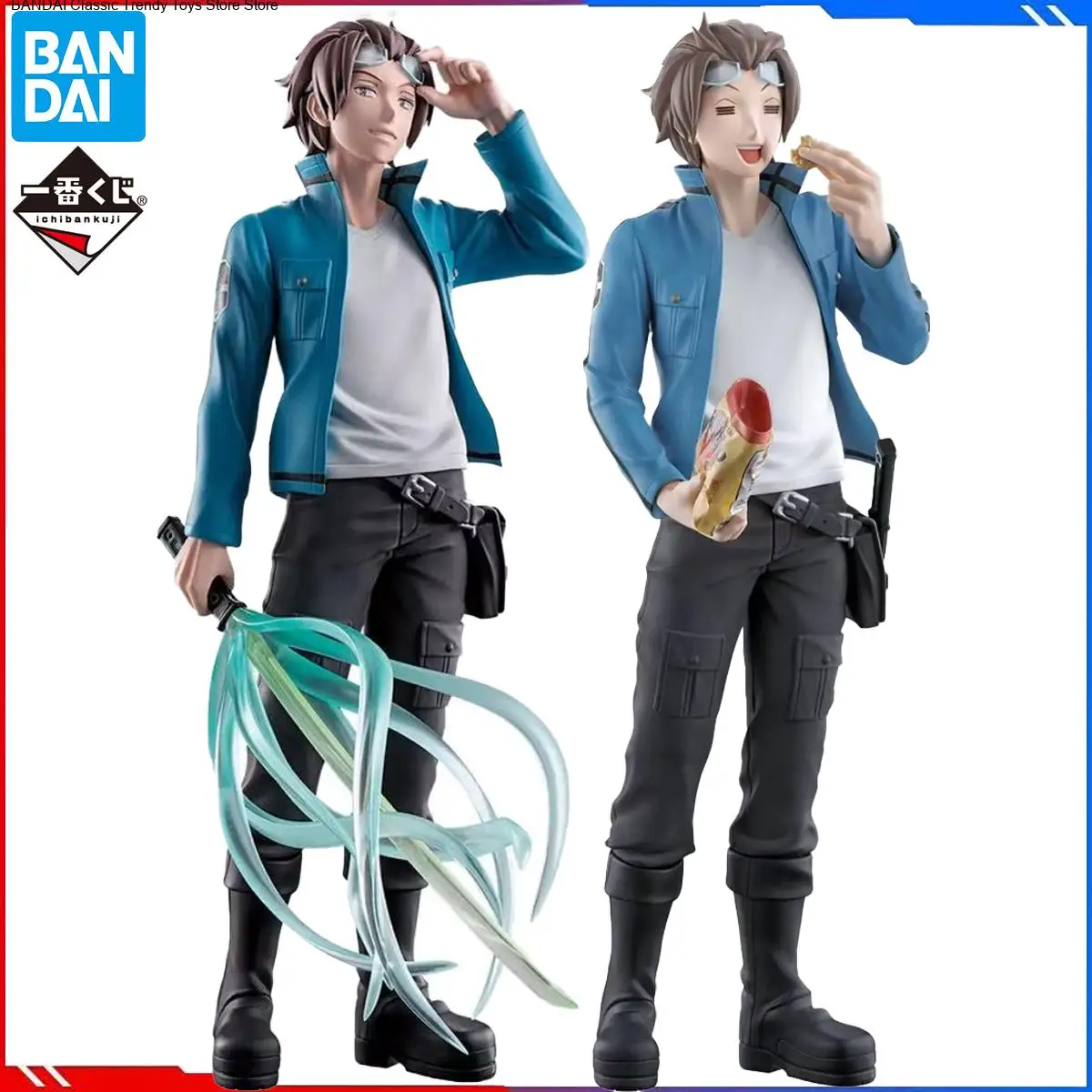 

100% в наличии оригинальные духи Bandai Ichiban Kuji World Trigger Jin Yuuichi Agesen Kuu Ver. Фигурка аниме серии Collection