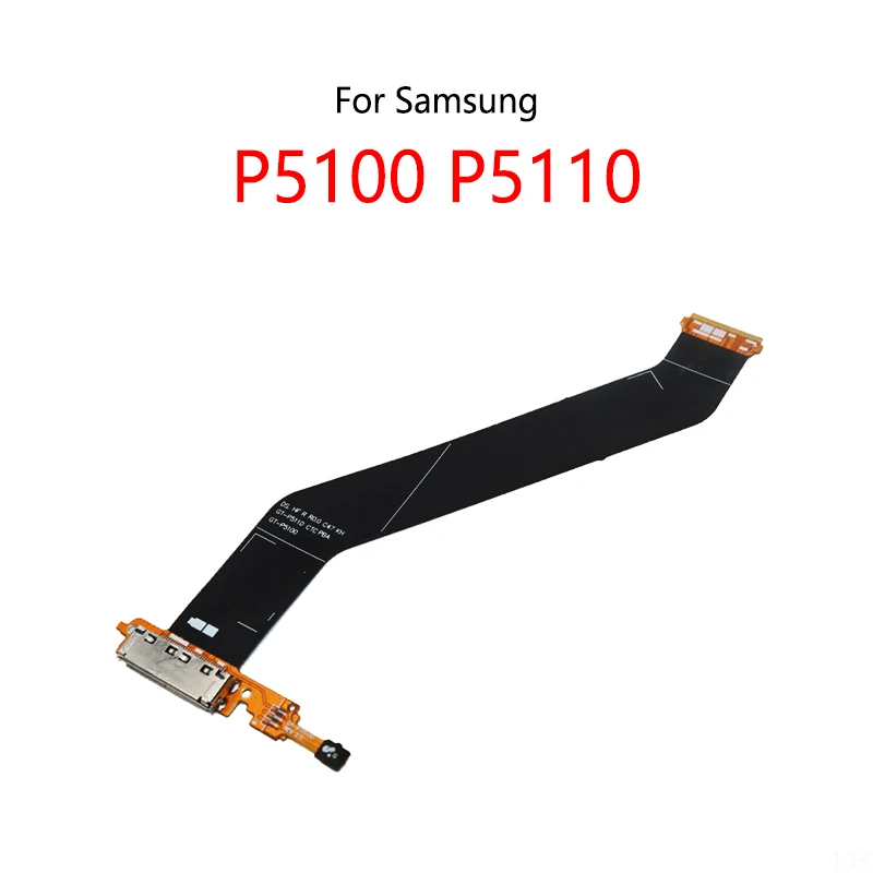 USB Charging Dock Connector Port Socket Jack Charge Board Flex Cable For Samsung Galaxy Tab 2 10.1 inch P5100 P5110 GT-P5100