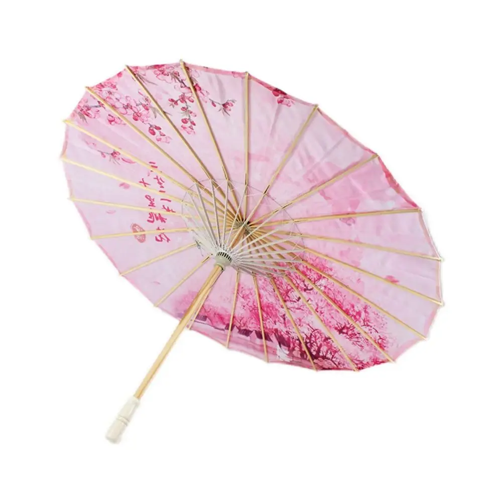 Chinese Antique Style Oiled Paper Umbrella 70cm 10 Colors Women Decorative Umbrella Dance Performance Umbrella