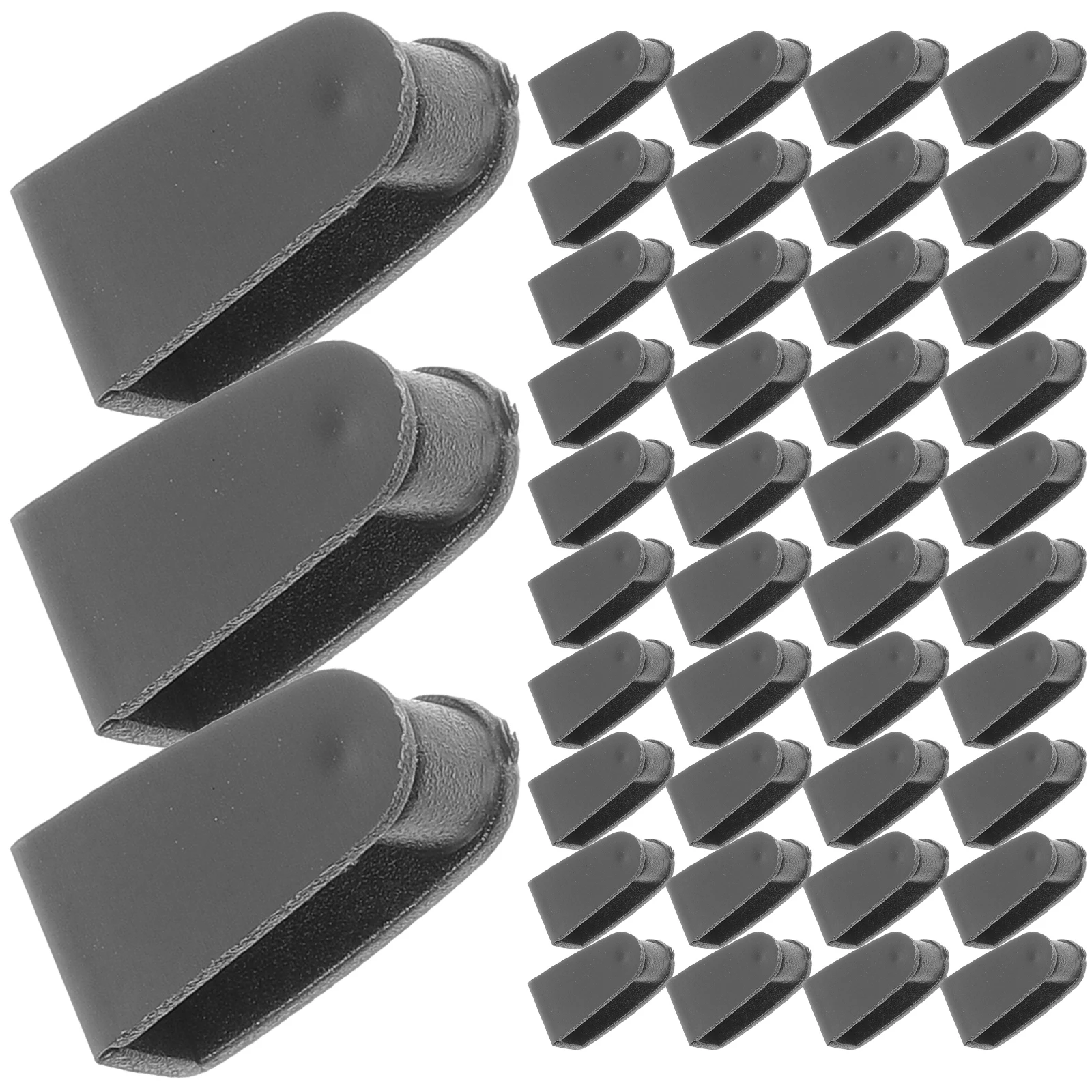 

100pcs Keychain Clips Transparent Acrylic Connectors Durable Foldable Clasp Belts Purses Backpacks Secure Tabs