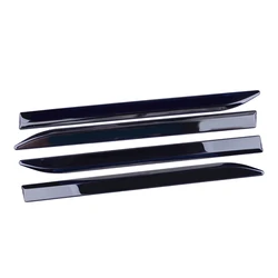 Car SUV Body Front Door Side Fender Trim Emblem Sticker Cover Accessories Badge Strip Stripe Decal Decor Black
