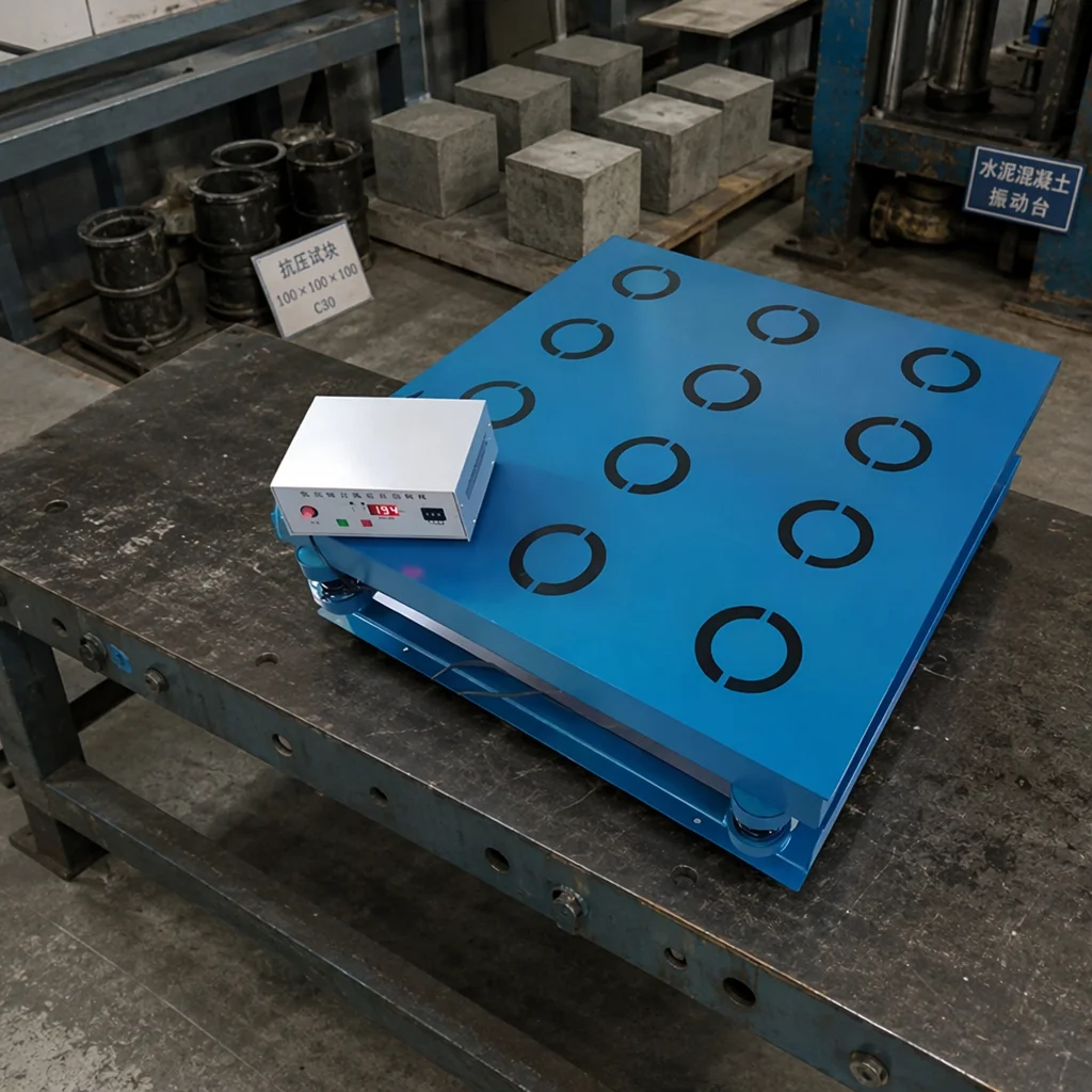 Professional Electromagnetic Concrete Vibrating Table 6/9/12 Discs for Material Testing