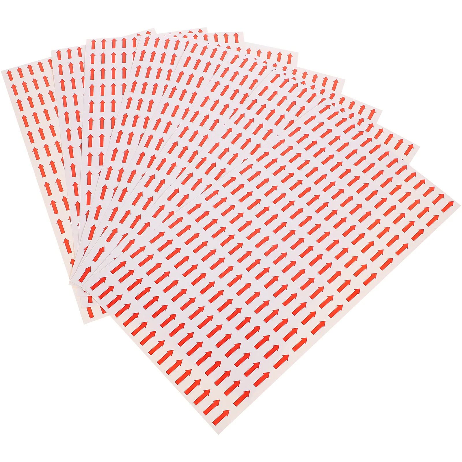 50 Sheets Arrow Warning Stickers Caution Indicator Directional Adhesive Decals Wall Floor Shop Use Self-Stick Label Marking