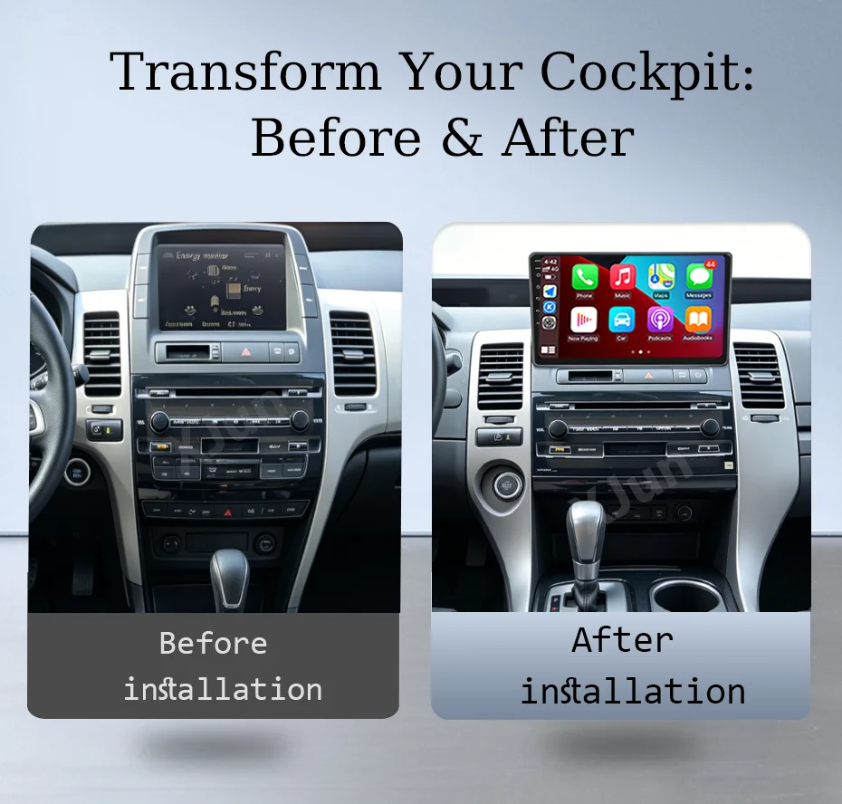 Wireless CarPlay GPS Navi Bluetooth WiFi DSP for Toyota Prius XW20 II 2 2003-2009 Car Stereo 9