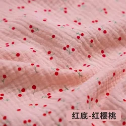 1/3/5yards  Double-Layer 100% Cotton Gauze Children Sheets Pajamas DIY Dress Fabrics Soft Environmentally Friendly Skin-Friendly