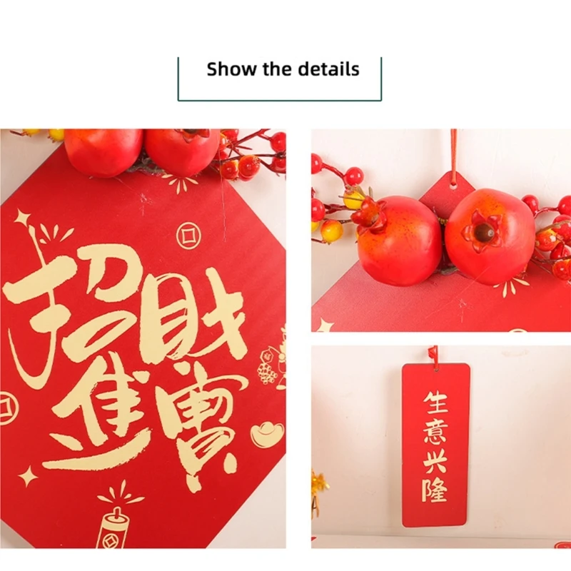 Festive Symbol Pendant 2024 Spring Festival Home Fu Decor for Traditional Decor