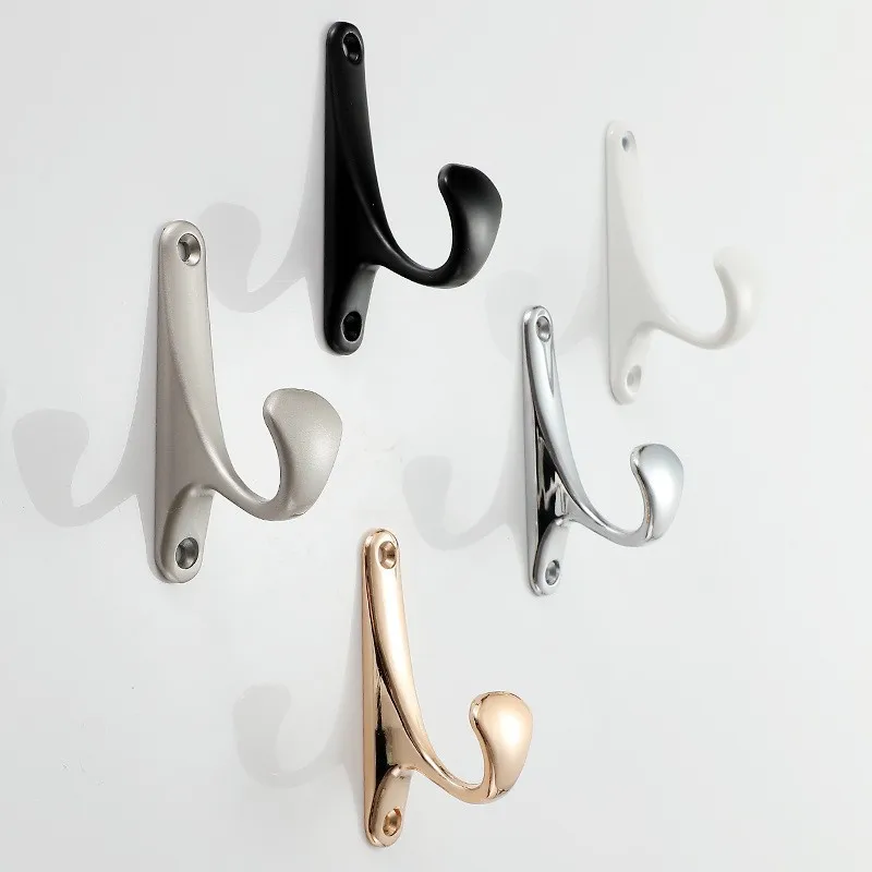 1x appendiabiti da parete nero argento oro appendiabiti portachiavi cappotto borsa cappello porta cremagliera per la decorazione del bagno di casa