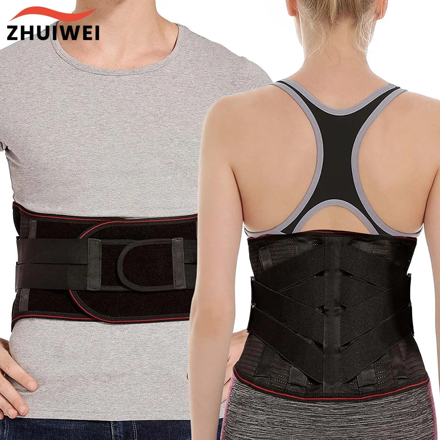 

Adjustable Retractable Waist Back Support Belt for Pain Relief, Sciatica, Herniated Disc & Scoliosis