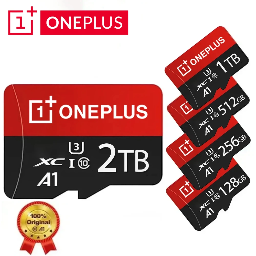 Tarjeta de memoria OnePlus de 2TB, vídeo Full HD de alta velocidad, tarjeta Mini SD de 512GB, 256GB, 128GB, 1TB, la más nueva tarjeta Micro para teléfono/computadora/cámara