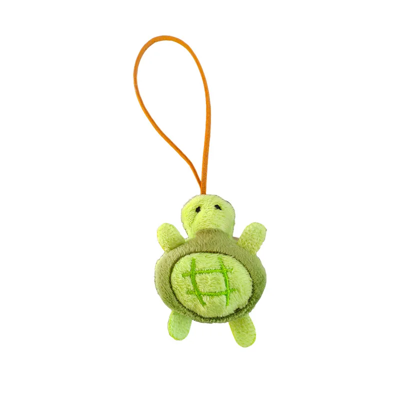 Kawaii Schildkröte Rucksack Anhänger Cartoon Schlüsselanhänger Anhänger Plüschtiere Grün Kreative Kuscheltiere Plüsch Geschenk für Freund