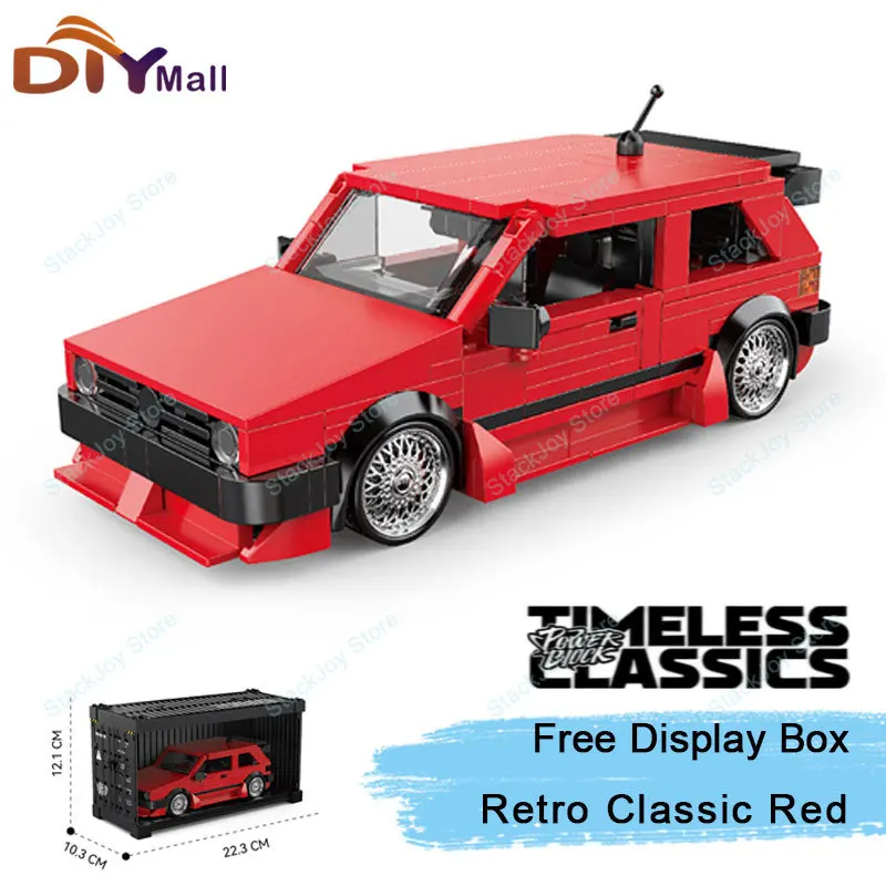 

479PCS MK2 Car Building Blocks STEM Model with Storage Box Educational Creative DIY Assembly Toy for Adults Kids Gift