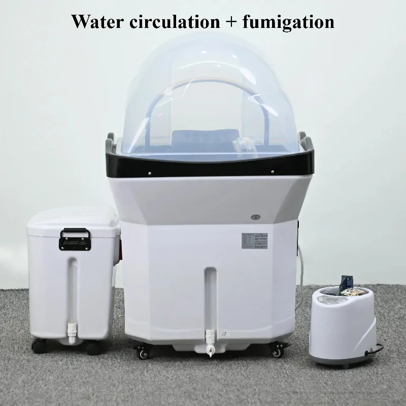 

Fashionable Hair Therapy Shampoo Bed Water Circulation Fumigation Steam Therapy Basin Special Shampoo Tool for Beauty Salon