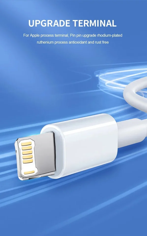Cable de carga rápida 20W PD USB a Lighting, USB C a Lighting, para Apple iPhone 14 13 12 11 Pro Max X XR Plus, iPad, línea de sincronización de datos 6