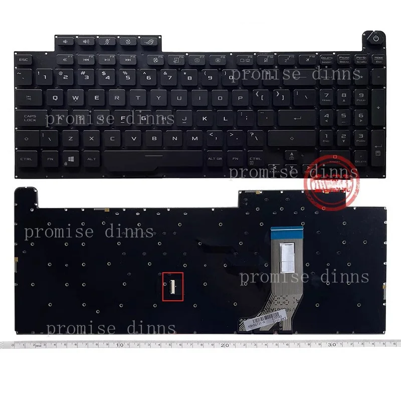 

M For ASUS ROG Strix G732 G732G G732GU laptop US keyboard RGB backlit New