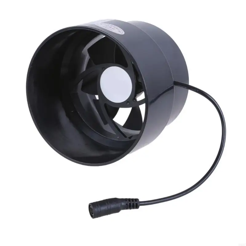 H58C توفير الطاقة 12V مروحة العادم 110mm-100mm المخفض لتهوية حظائر المطابخ