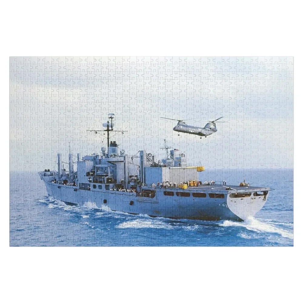 

USS MARS (AFS-1) SHIP'S STORE Jigsaw Puzzle Wood Animals Personalized Wooden Name Iq Puzzle