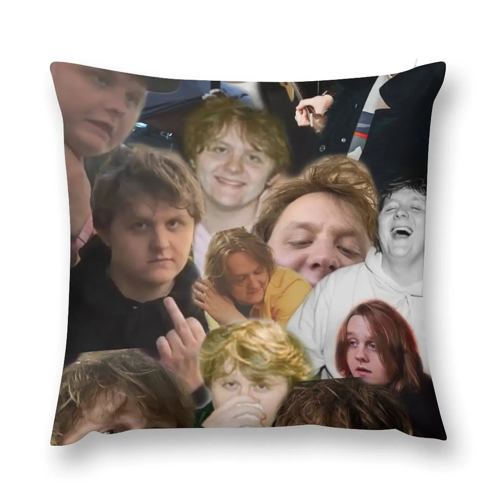 Lewis Capaldi Collage Throw Pillow luxury sofa pillows Christmas Pillowcase pillow