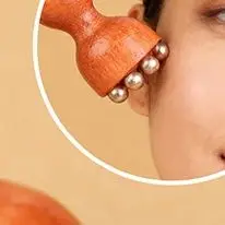 

Массажер в форме стружки лотоса, инструмент для физиотерапии лица, сандаловое дерево, инструменты для массажа глаз, массажные палочки для ухода за кожей лица Гуа Ша