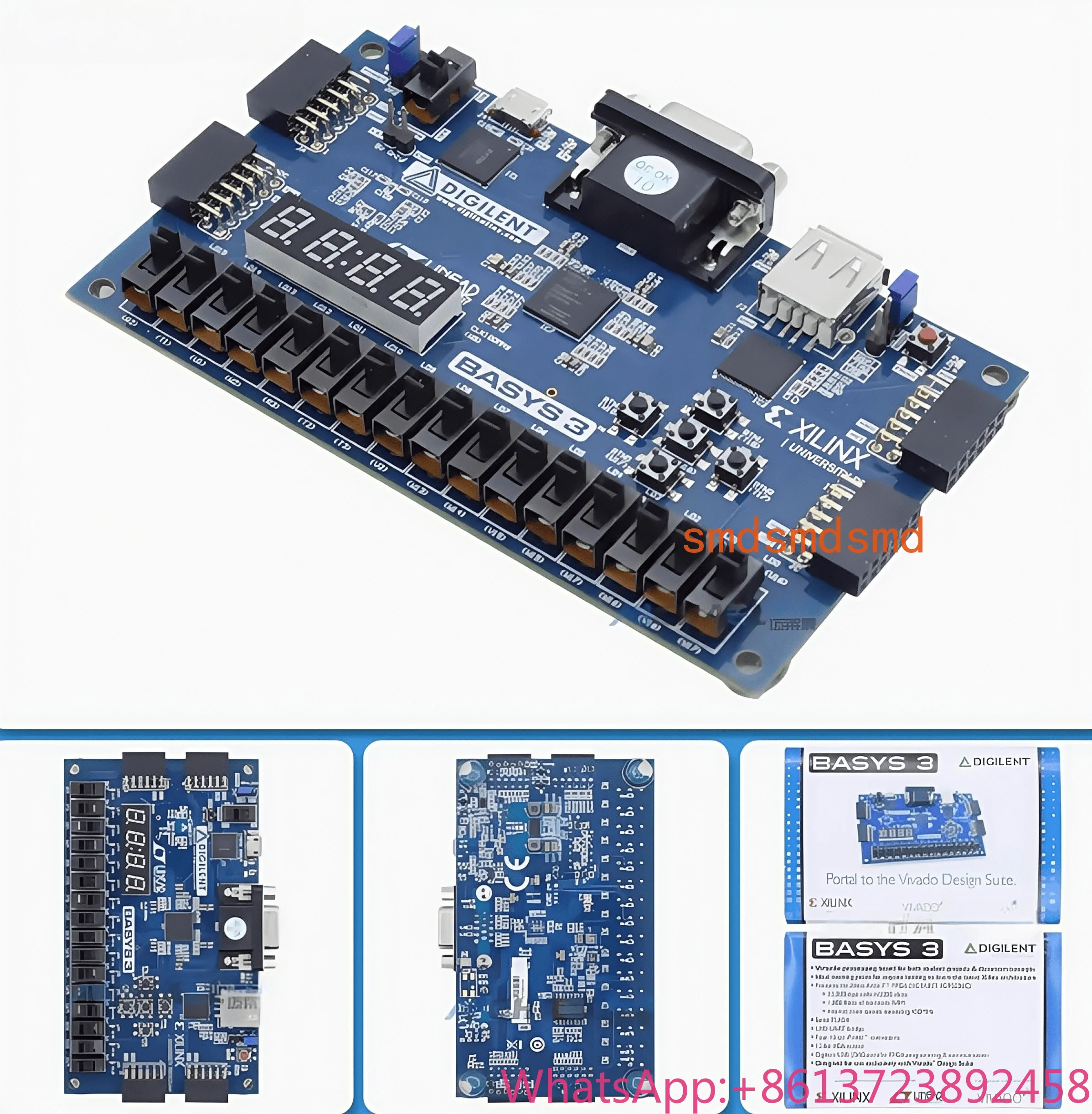 

Basys3 Artix-7 Xilinx FPGA Development Board Basys 3 410-183 Digilent