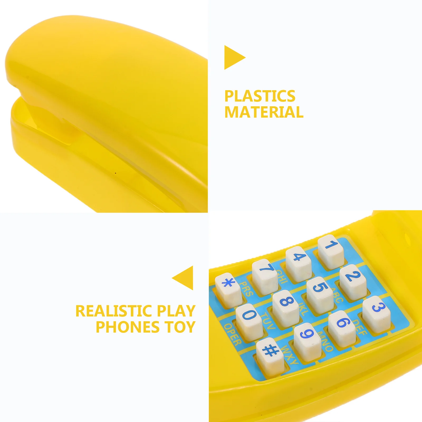 1pcs Kids Simulation Cell Phone Realistic Pretend Play For Toddler Children Lightweight Plastic Portable Playhouse Accessories