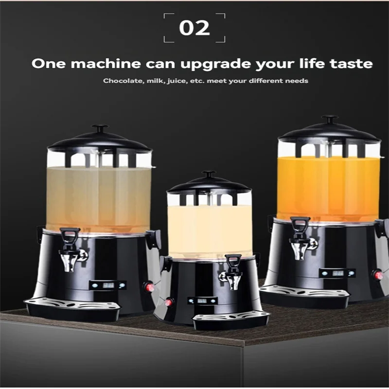 Máquina dispensadora de té, vino, café, leche, máquina calentadora de Chocolate caliente, 5L/10L