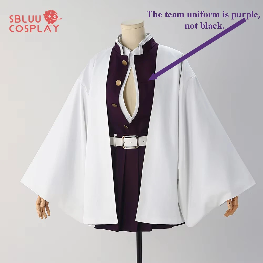 SBluuCosplay  Mitsuri Kanroji Cosplay Costume Embroidery SR Quality Purple TR Material