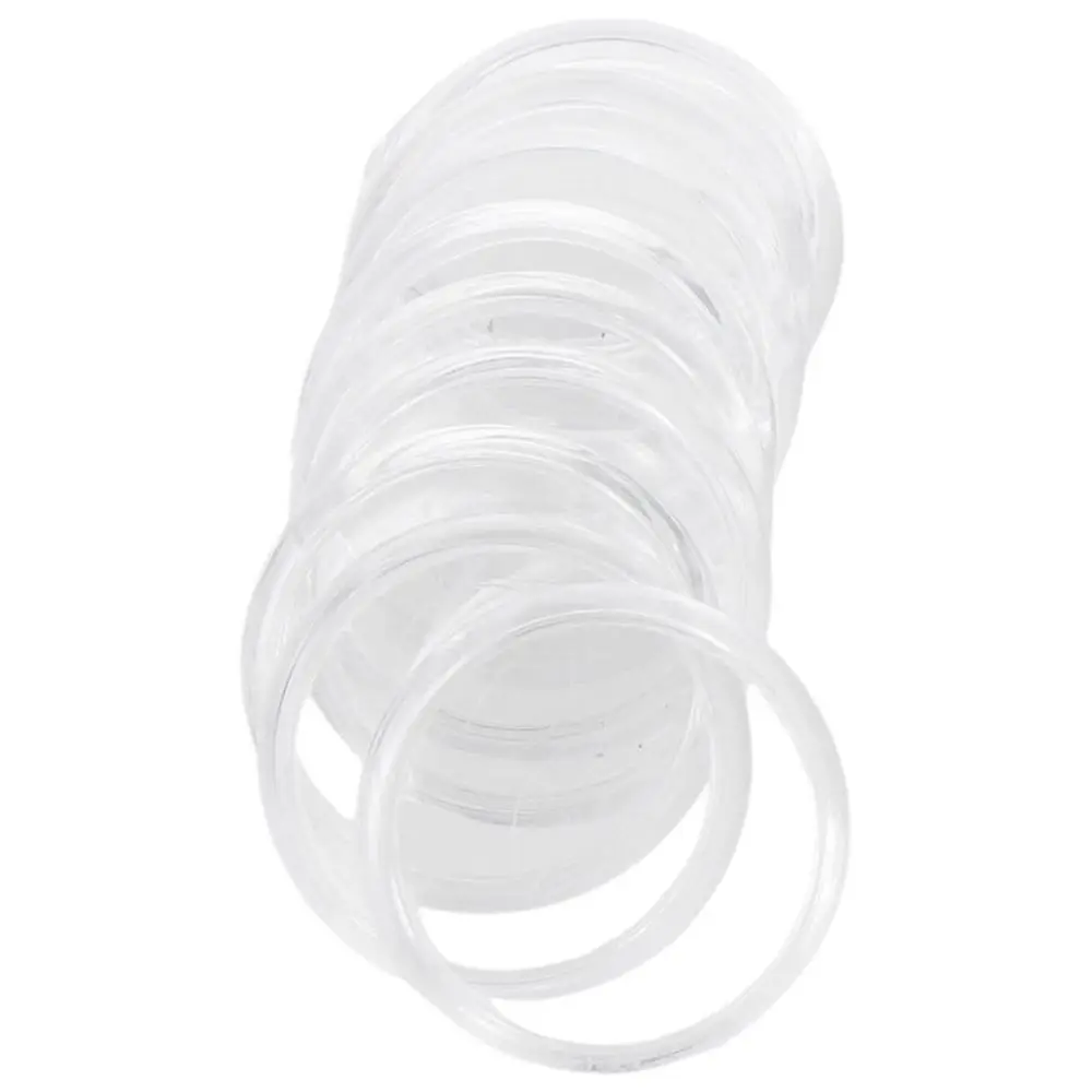 Dischi di espansione in plastica per notebook da 11 pezzi Dischi discbound trasparenti da 1,1 pollici Dischi ad anello di rilegatura
