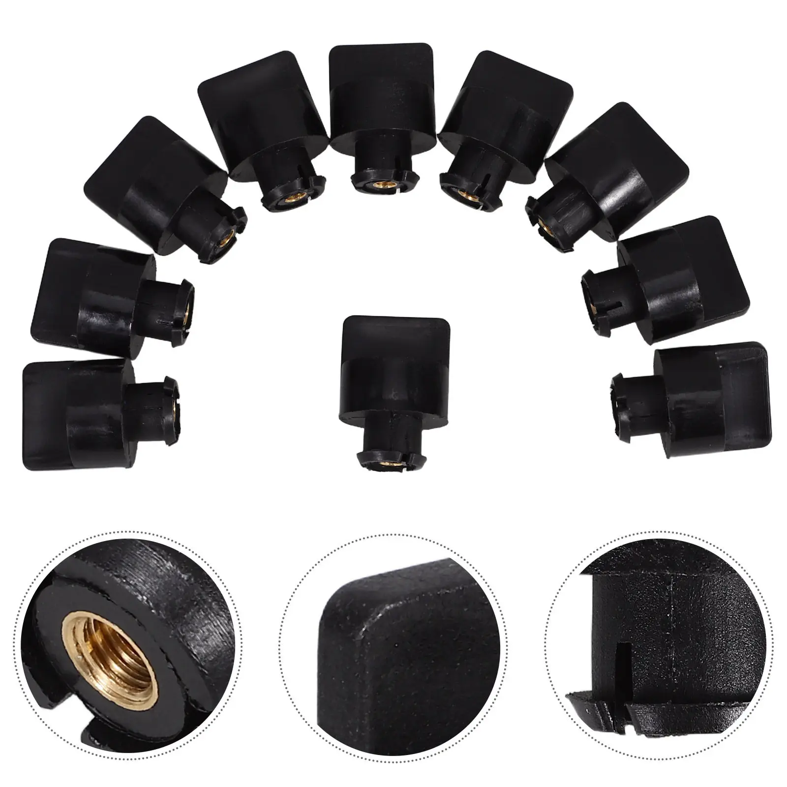 10Pcs Chainsaw Replacement Parts Air Filter Cover Lock Nuts Screws Plastic High Garden Power Tools Chainsaws