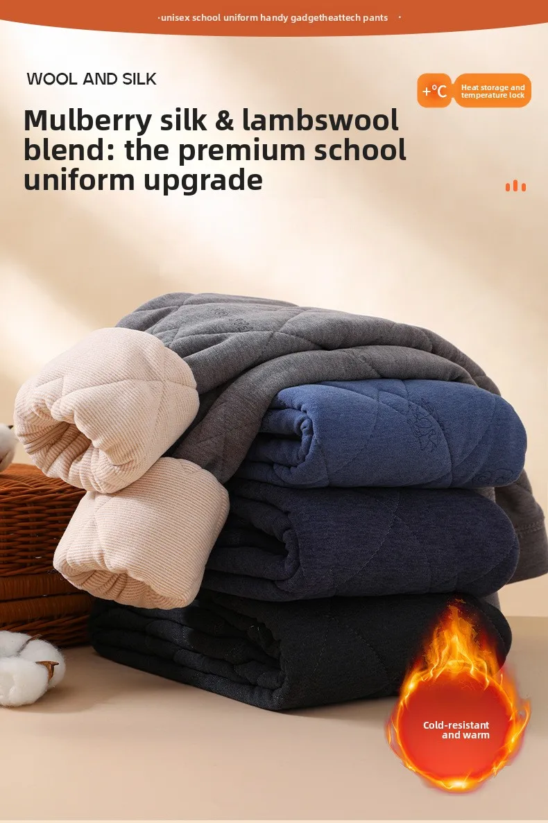 Baby- und Kinder-Skihosen aus dicker Baumwolle, für Jungen und Mädchen, Winterhosen mit zusätzlicher Futterhülle, warme Hosen, wasserdichte Outdoor-Hosen für Kinder im Alter von 1 bis 6 Jahren. – Detail 3