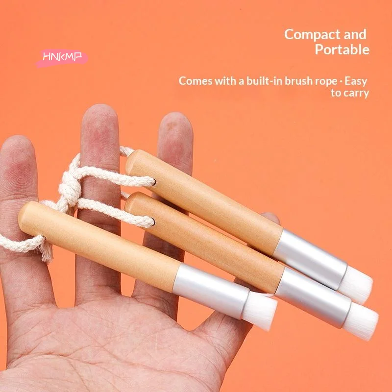 Multipurpose Soft Eyelash Cleaning Brush Set Bamboo Nose Brush Lash Shampoo Blackhead Removal Tool 1/2/3/4Pcs Options