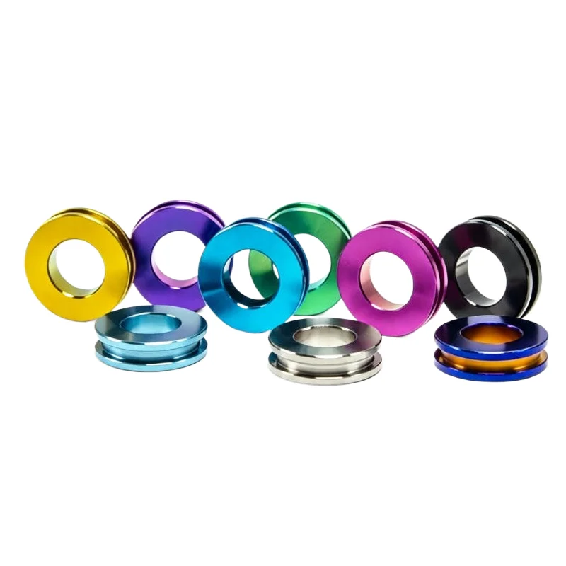 Titanium Alloy Spacer M10 Caliper Heightening Spacer Motorcycle Fixed Heightening Spacer Suitable for Motorcycle Modification