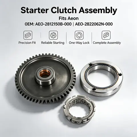 Starter Clutch Assembly For Aeon Urban350i Elite 350i Bistrada 3.5 Cube 300 350 4WD OEM:AEO-2812150B-000 AEO-2822062N-000