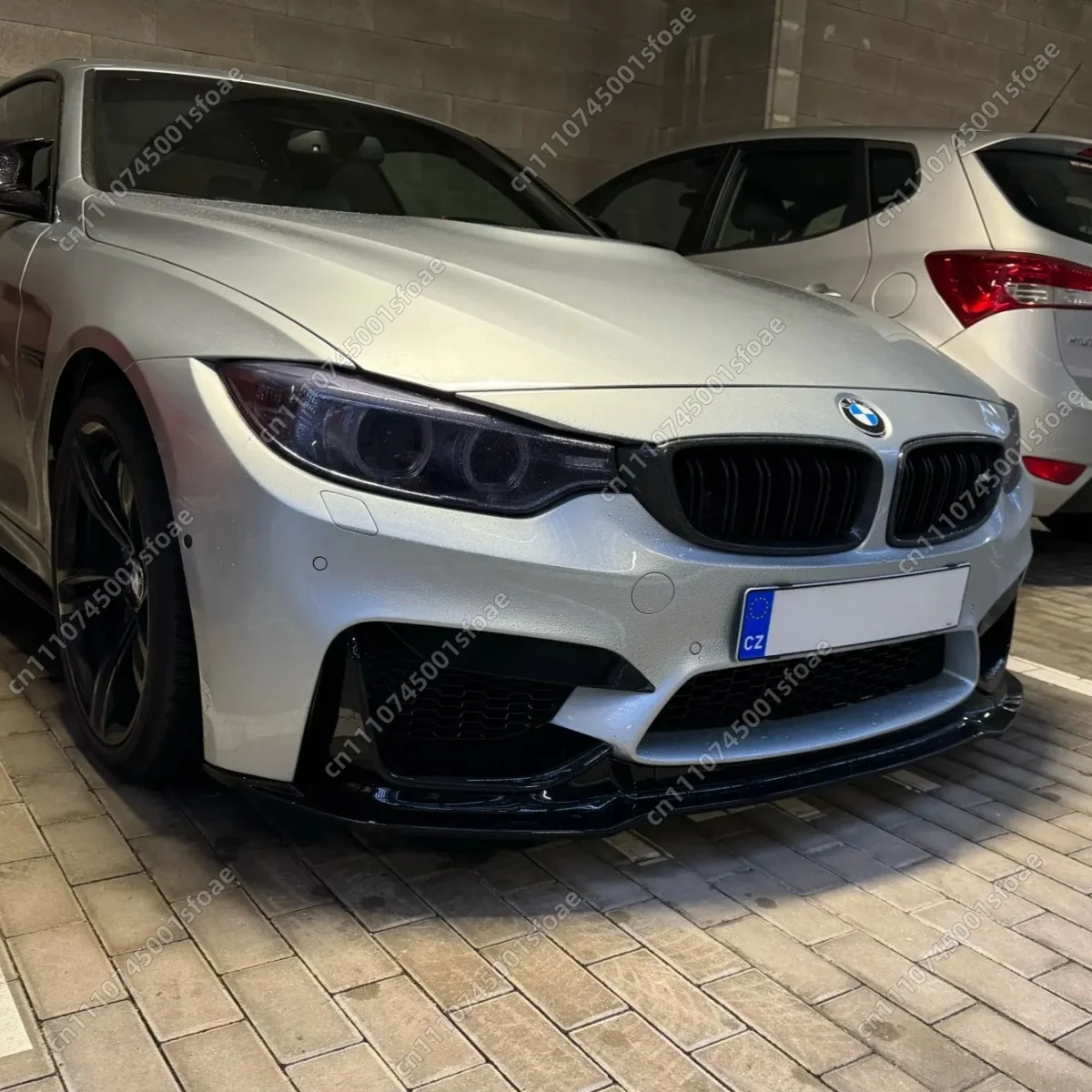 

Накладка-сплиттер на передний бампер для BMW F80 F82 F83 M3 M4 2015-2020, спойлер-диффузор из ABS, глянцевый черный, аксессуар для кузова автомобиля