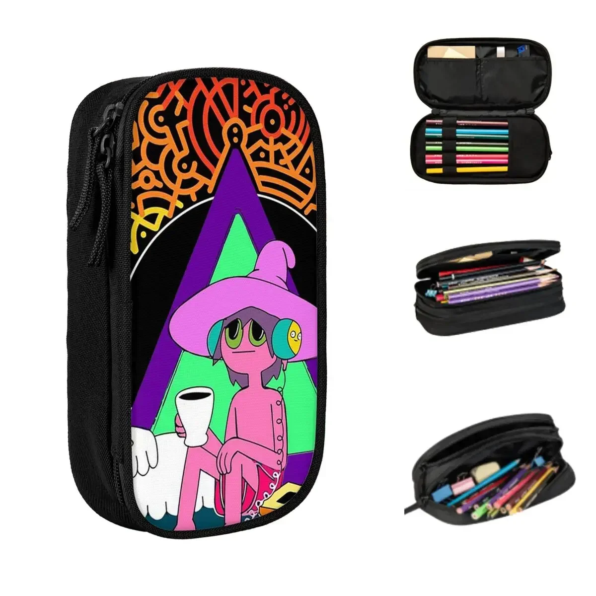 

Пеналы The Midnight Gospel, большие вместительные сумки для ручек, коробка для ручек, пенал для мальчиков и девочек, студентов, канцелярские принадлежности, школьный офис