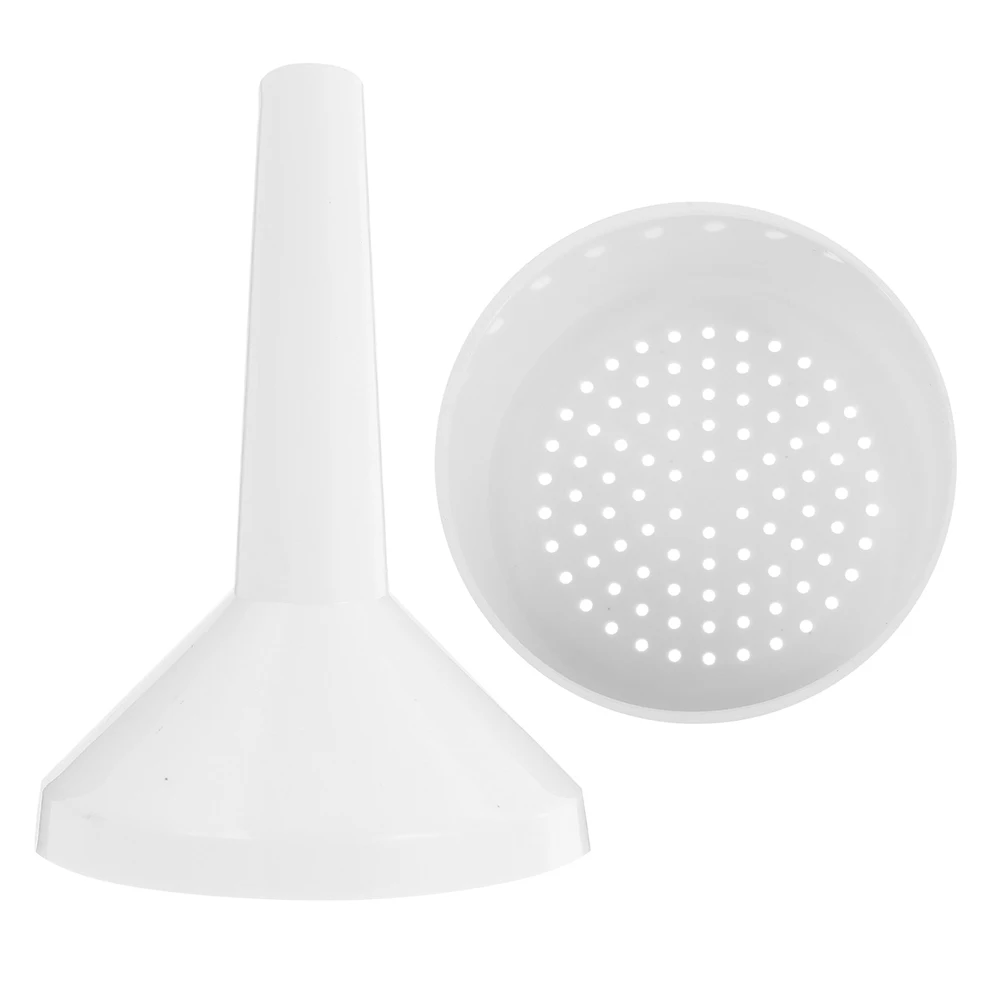 

2 Pcs Suction Filter Funnel High-strength Vacuum Plastic Funnels Pp Buchner Filtering Acid-resistant
