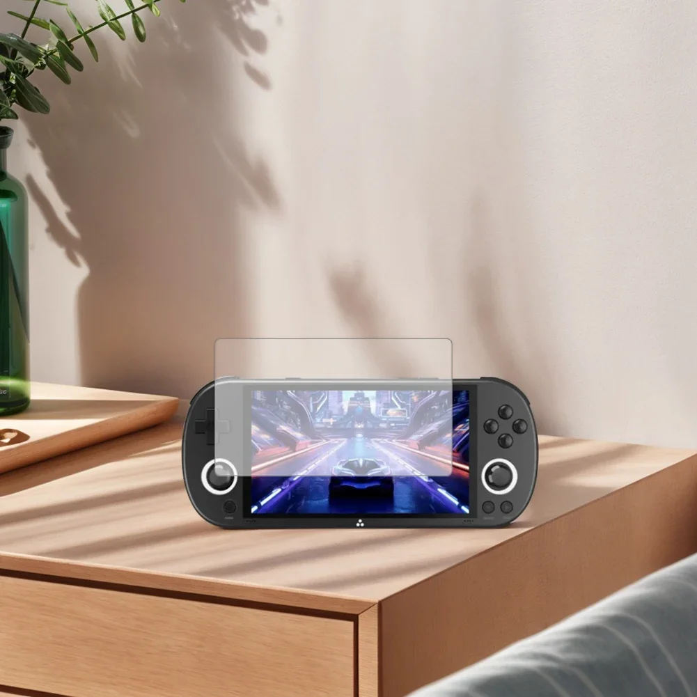 ل Trimui الذكية برو لعبة وحدة التحكم واقي للشاشة فيلم المضادة للخدش الزجاج المقسى فيلم شاشة المقسى فيلم لعبة الملحقات