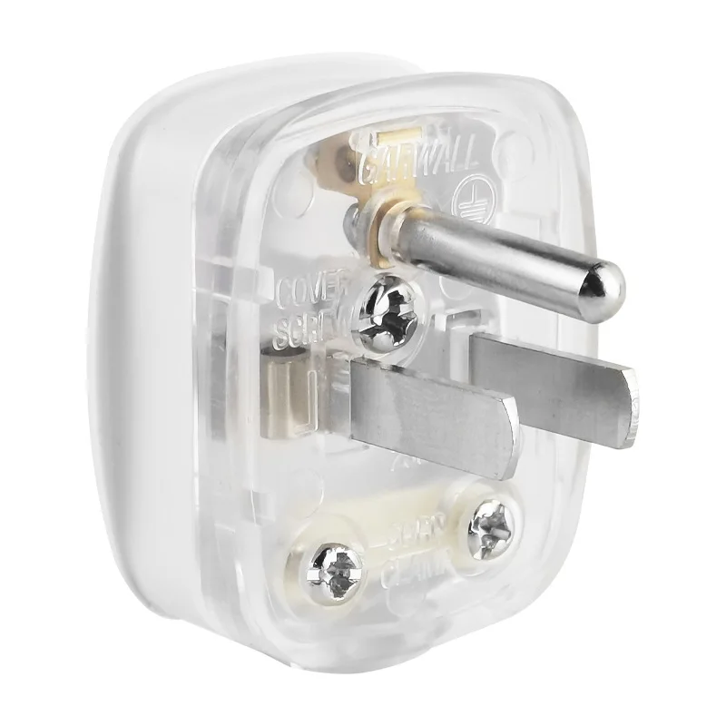 Eua americano 3 pinos ac energia elétrica rewireable plug macho com fio tomada adaptador cabo de extensão conector