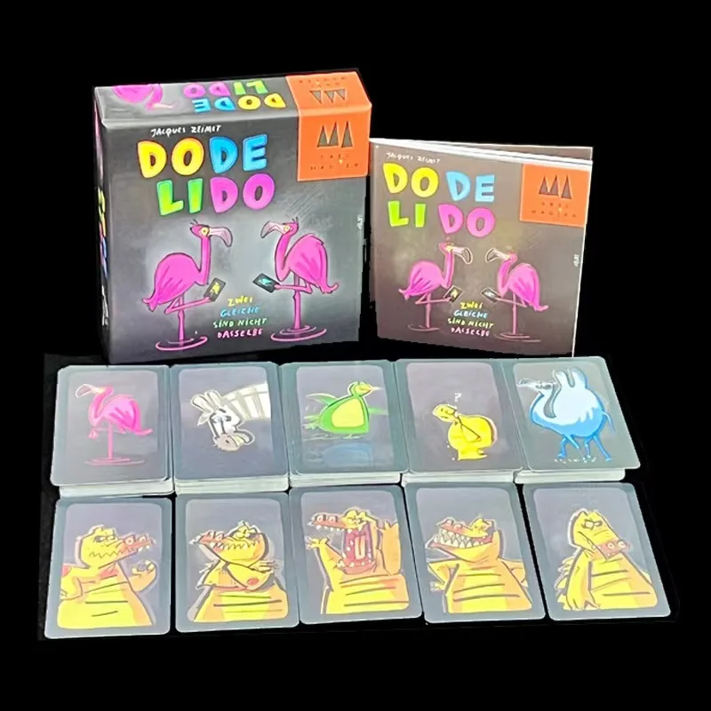 Dode Lido gioco da tavolo 2-5 giocatori per famiglia/festa/regalo miglior regalo divertente gioco di posizionamento delle piastrelle versione inglese