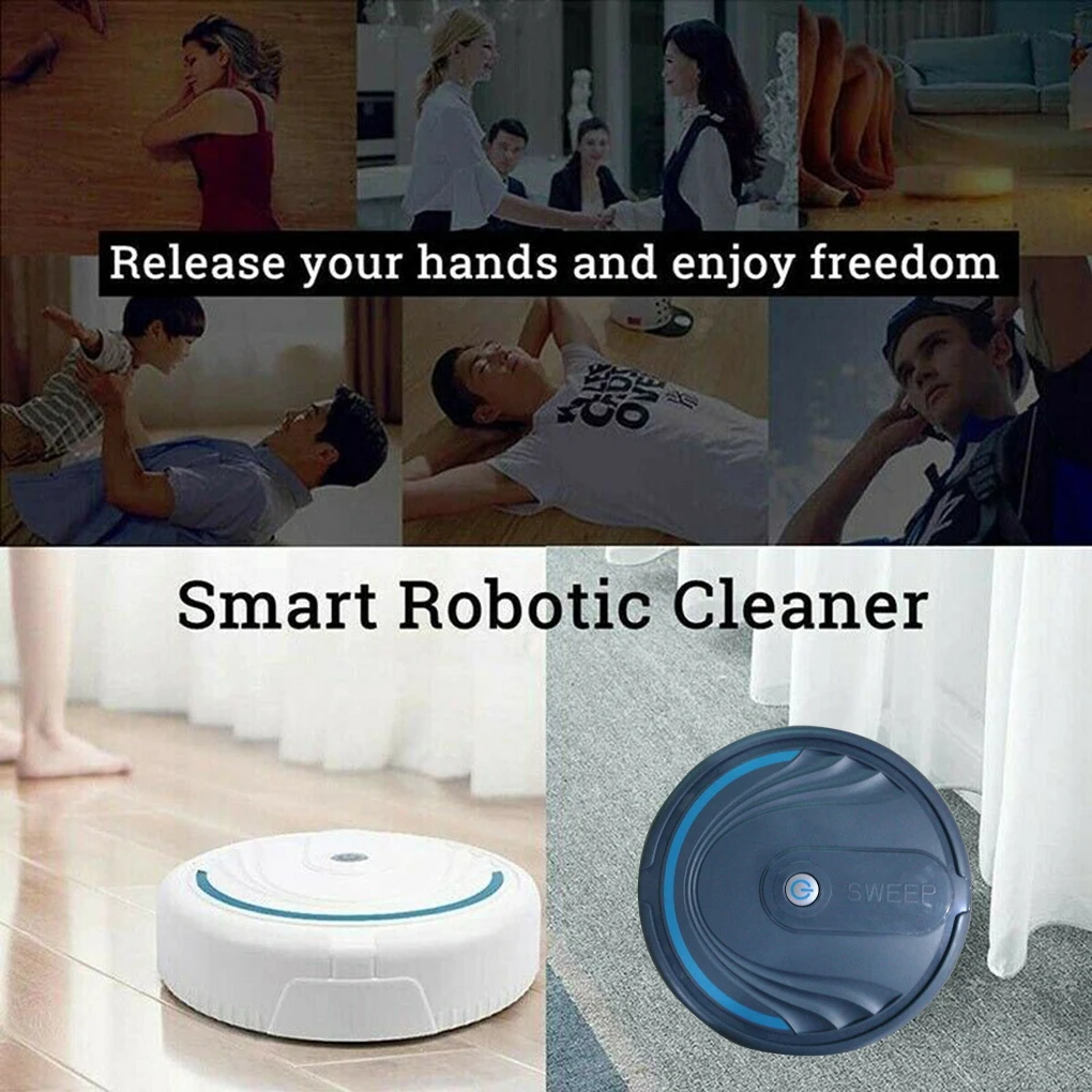 Intelligent Home Automatic Floor Robot Automatically Sweeping Scrubbing Mopping Floor Cleaning Machine