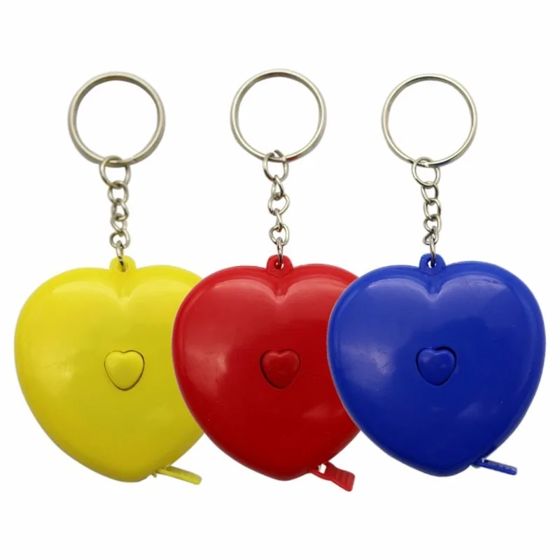 10 шт. 1,5 м линейка-рулетка в форме сердца, гибкая, с легким прочтением