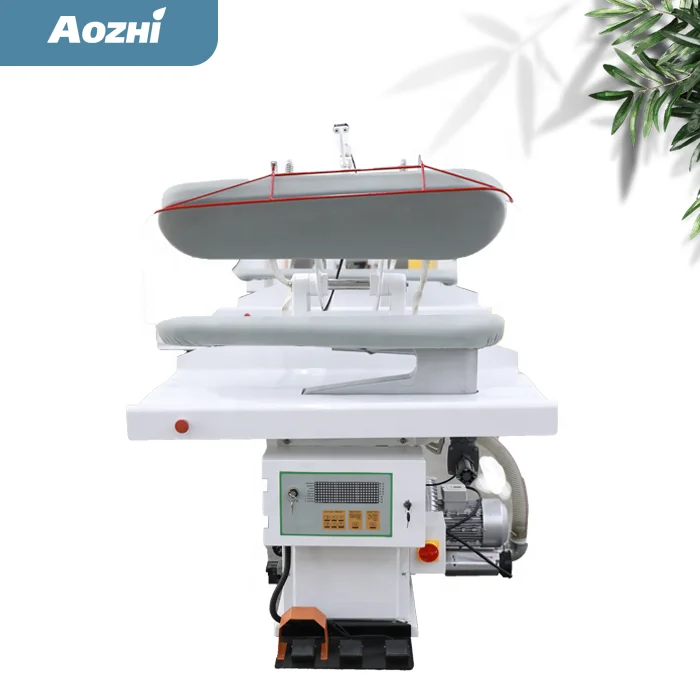 وافق CE الملابس الصناعية البخار الصحافة الساخنة التجارية نظافة جافة معدات الكي آلة الضغط الأوتوماتيكية