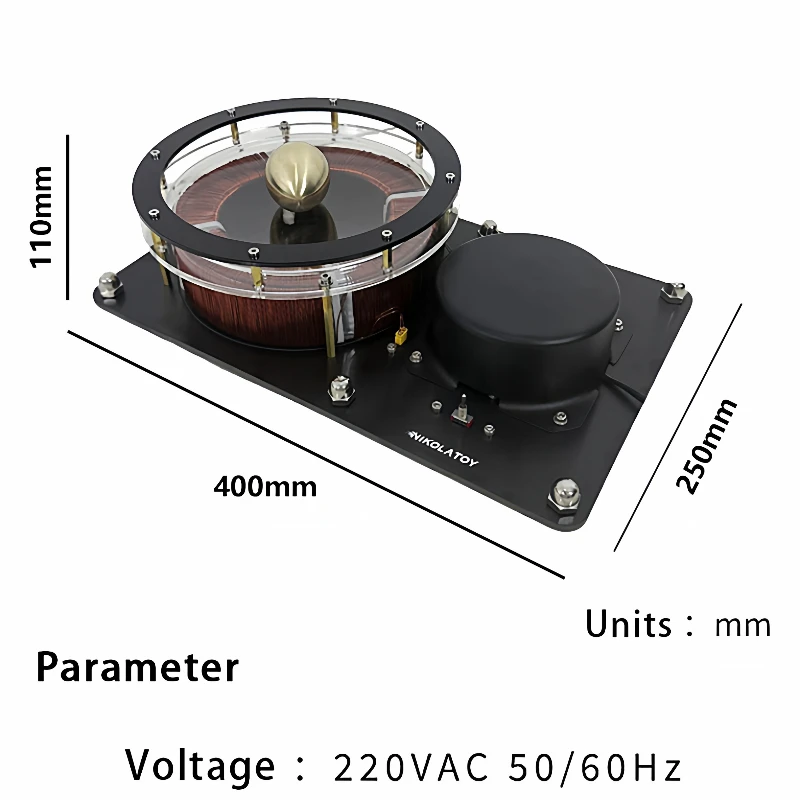 Rotating Egg Model Metal Rotating Egg Model Rotating Magnetic Field Single-phase AC Motor Physical Experiment Model Toys