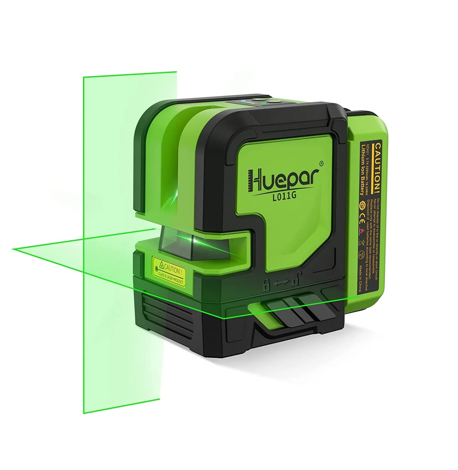 Horizontal Vertical Spirit L011G Laser Level Self-Leveling Cross Line Kit With Rechargeable Battery