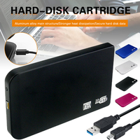 Portable SATA to USB 3.0 HDD Enclosure 2.5 Inch External Hard Drive SSD Case Support 5TB  With USB3.0/2.0 Cable