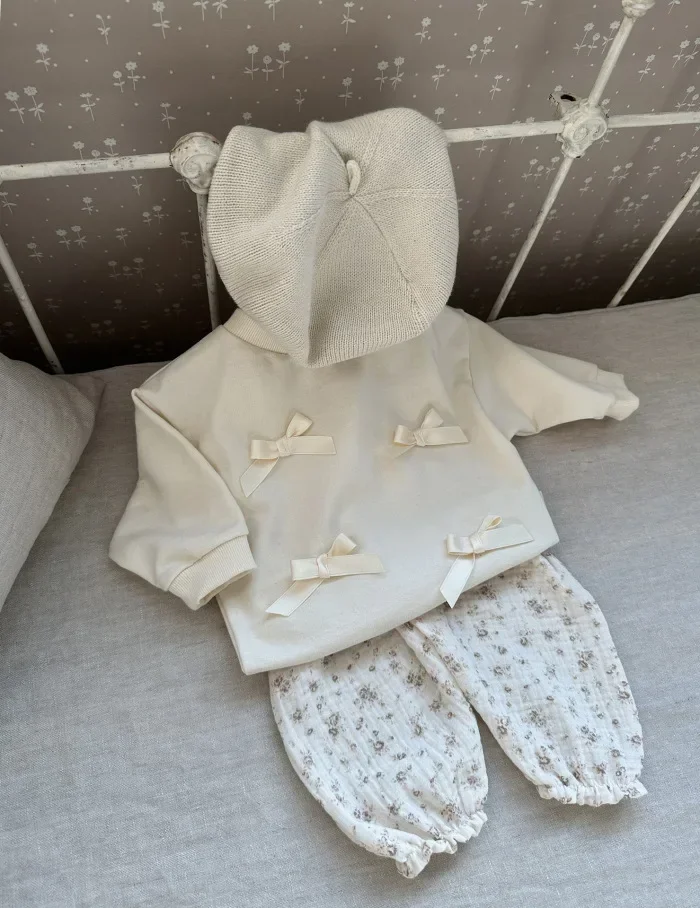 Bio-Baumwoll-Musselin-Hosen für Babys, süße Capri-Hosen mit Muster, weiche, leichte Hosen für Neugeborene und Kleinkinder, für alle Jahreszeiten. – Detail 12