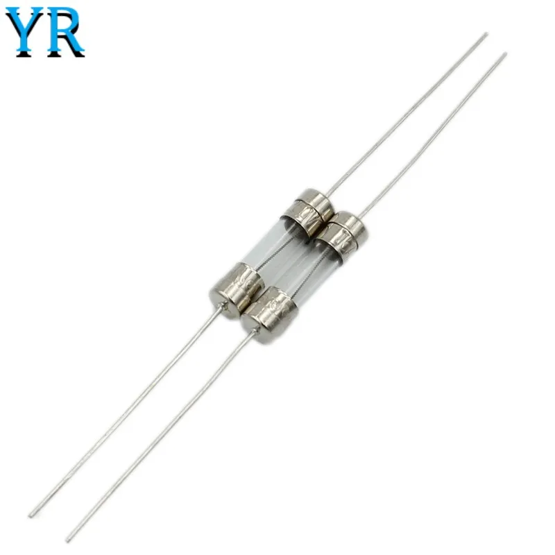 10PCS 3.6*10 Slow-Blow Glass Tube Fuse Slow Break With Pin 5X20MM 250V 0.5A 1A 1.5A 2A 3A 3.15A 4A 5A 6.3A 8A 10A 15A AMP