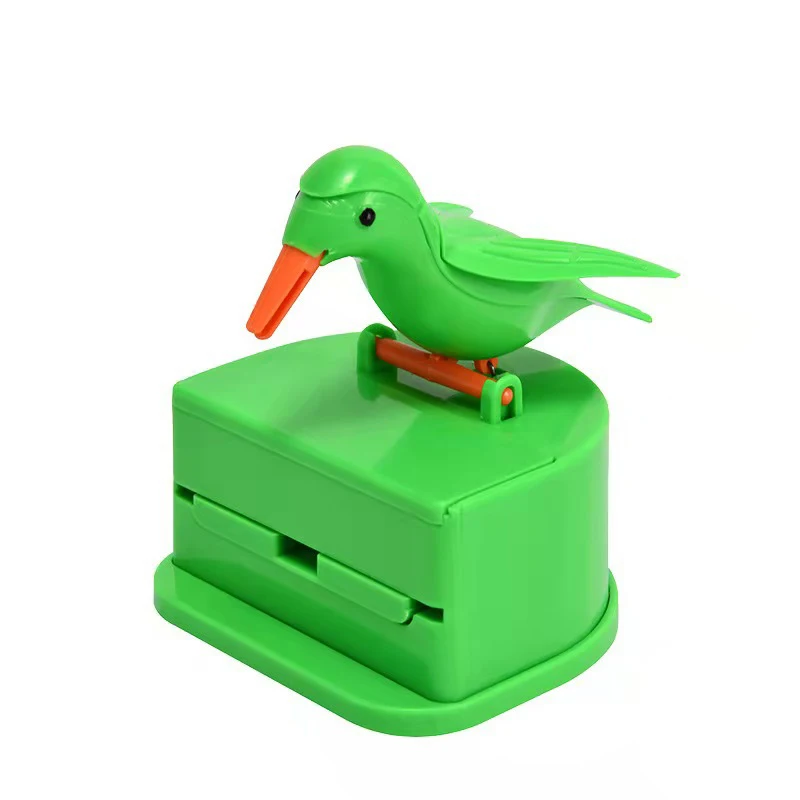 Little Bird Toothpick Box Automatic Press Type Picktooth Holder Kitchen Bar Supplies  Dispenser Desktop Decorations